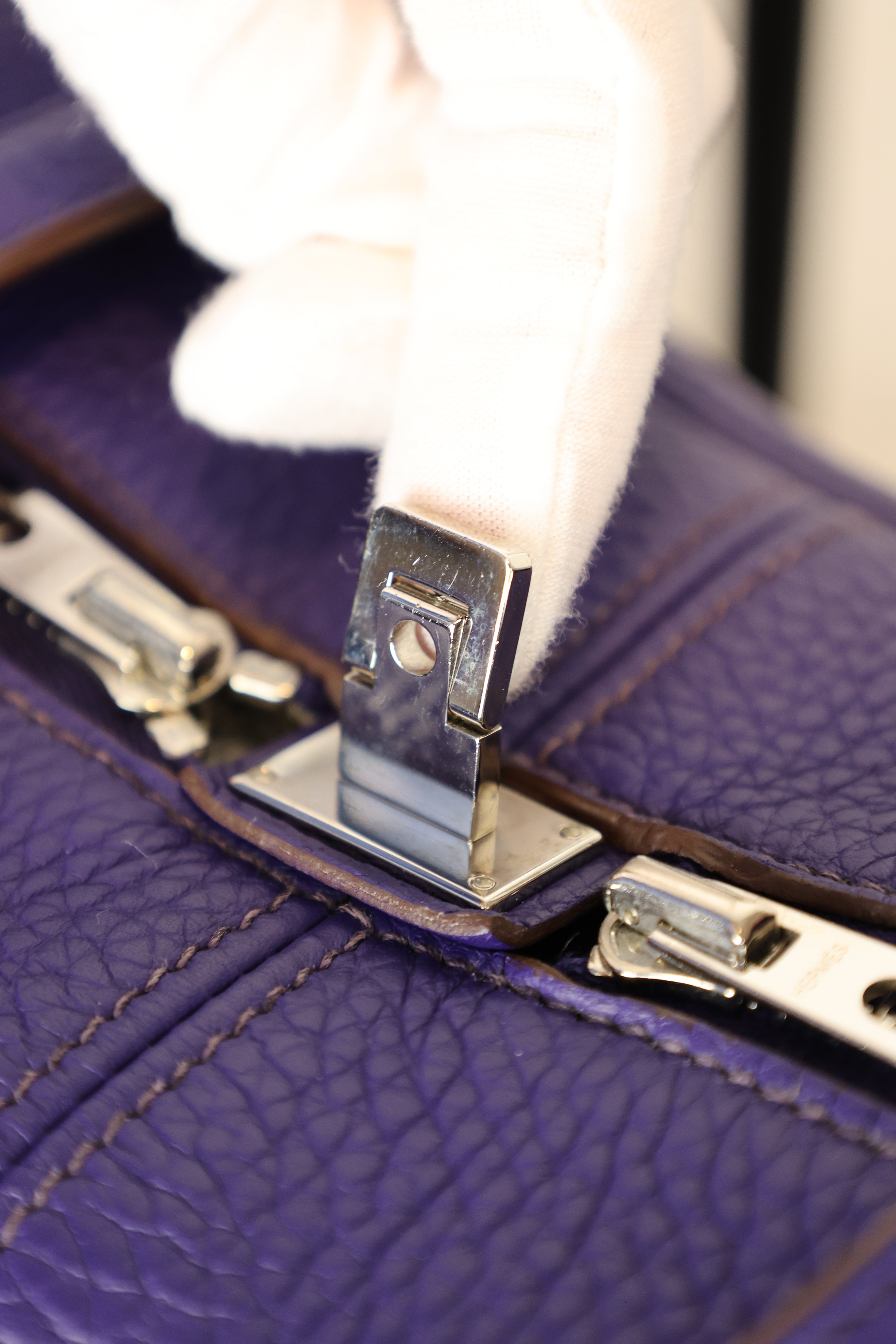 Hermes Victoria 35 Clemence Iris