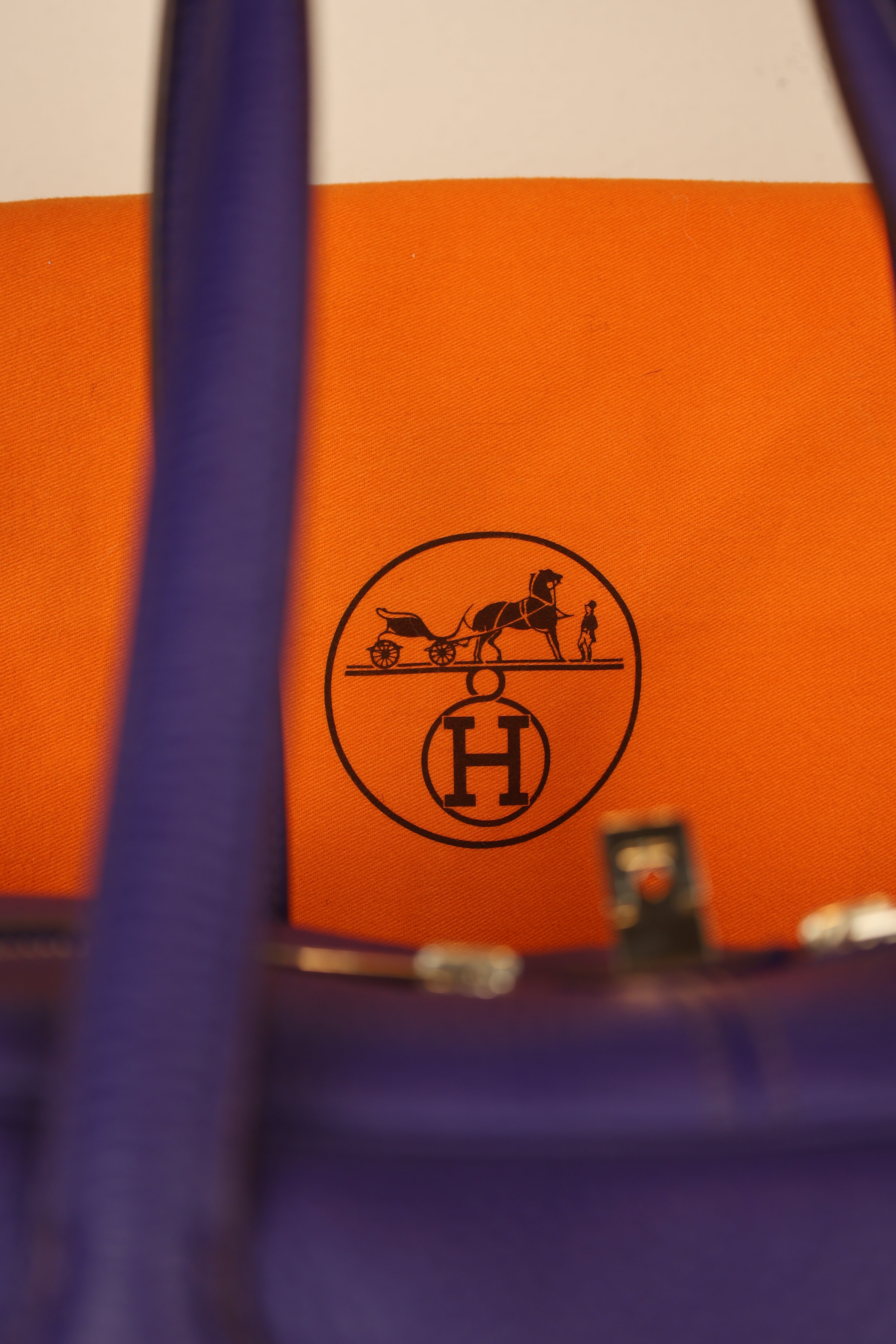 Hermes Victoria 35 Clemence Iris