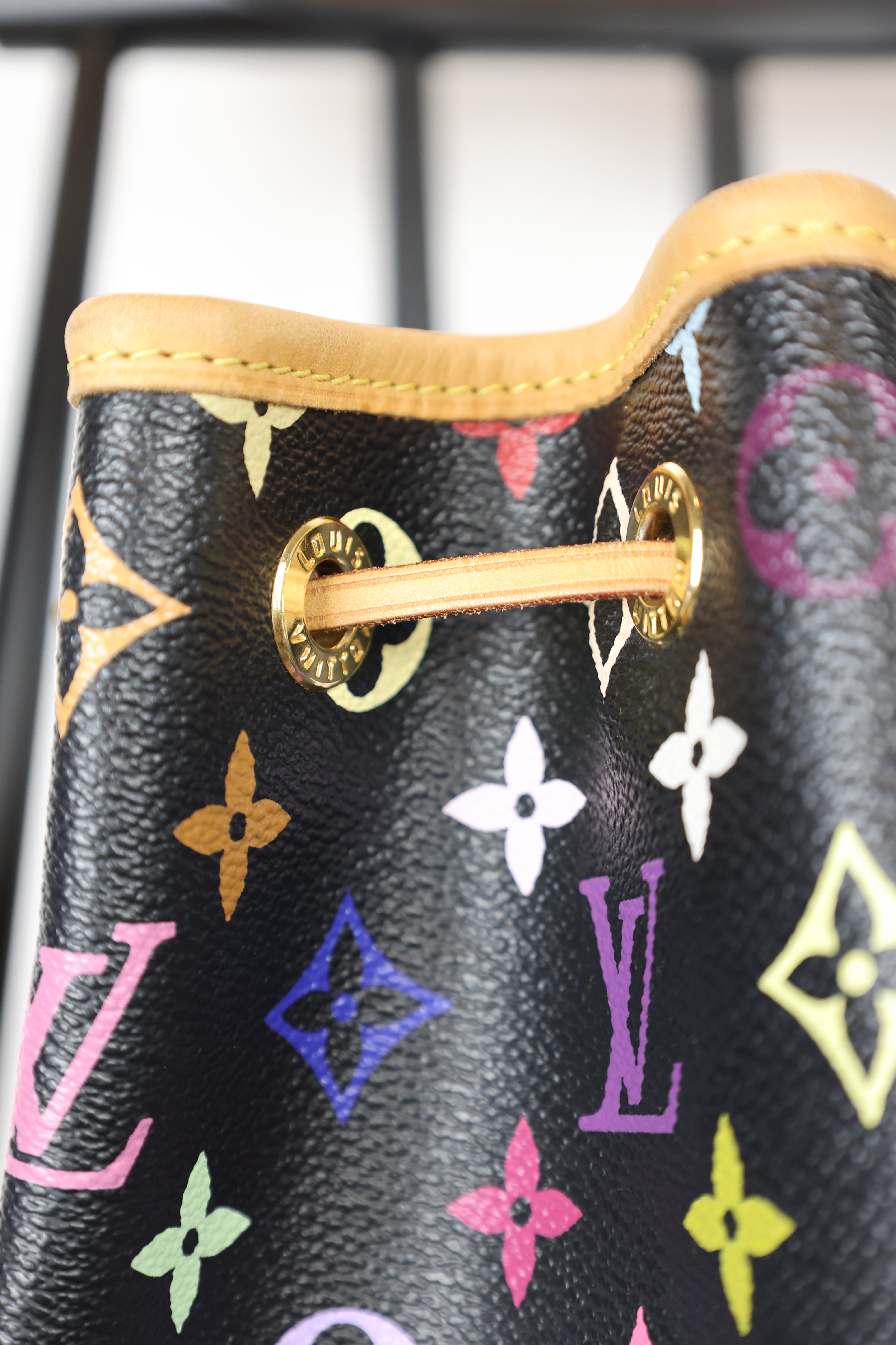 Louis Vuitton Petit Noe Multicolor Black
