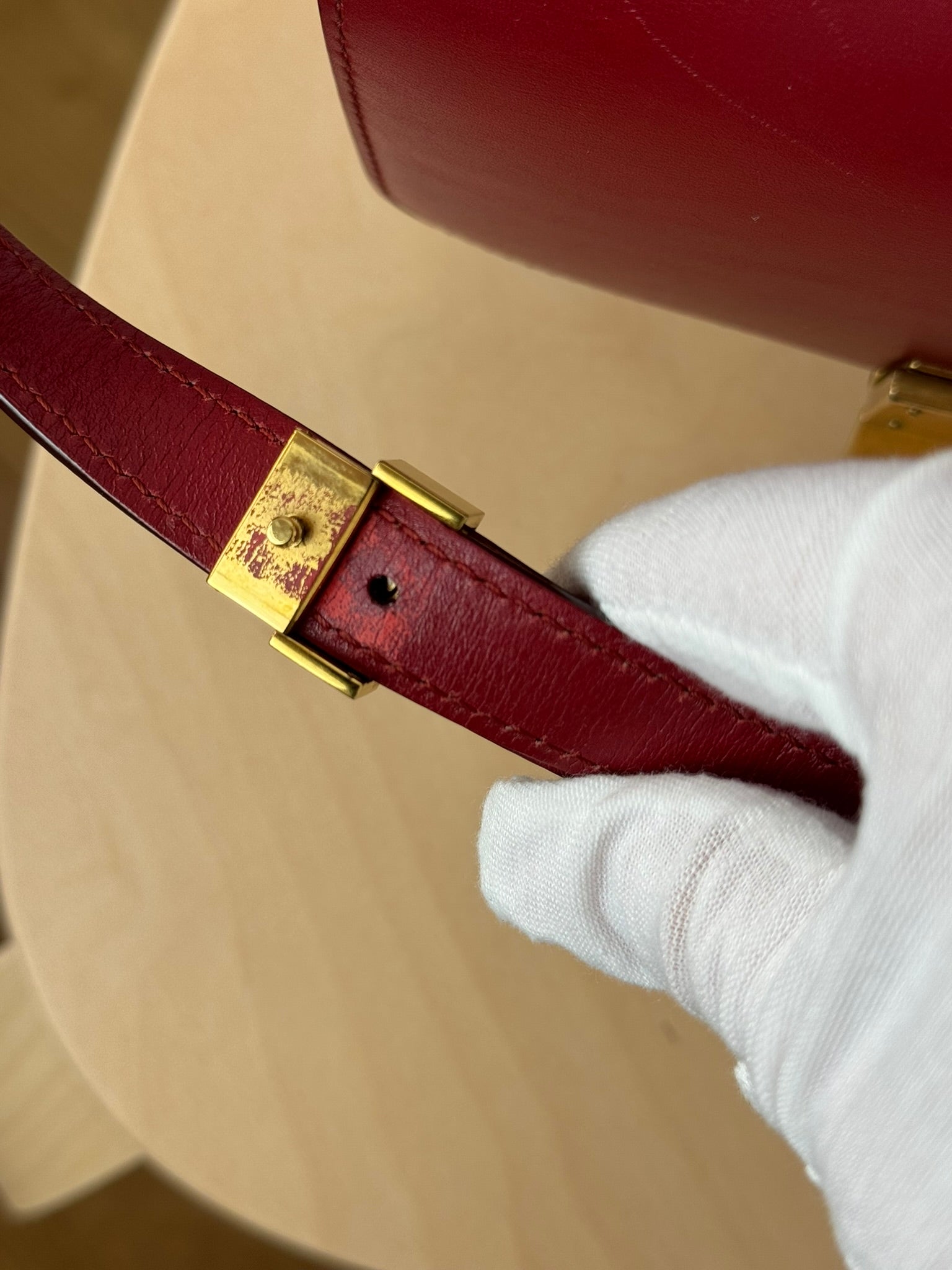 Céline Box Calfskin MINI Classic red