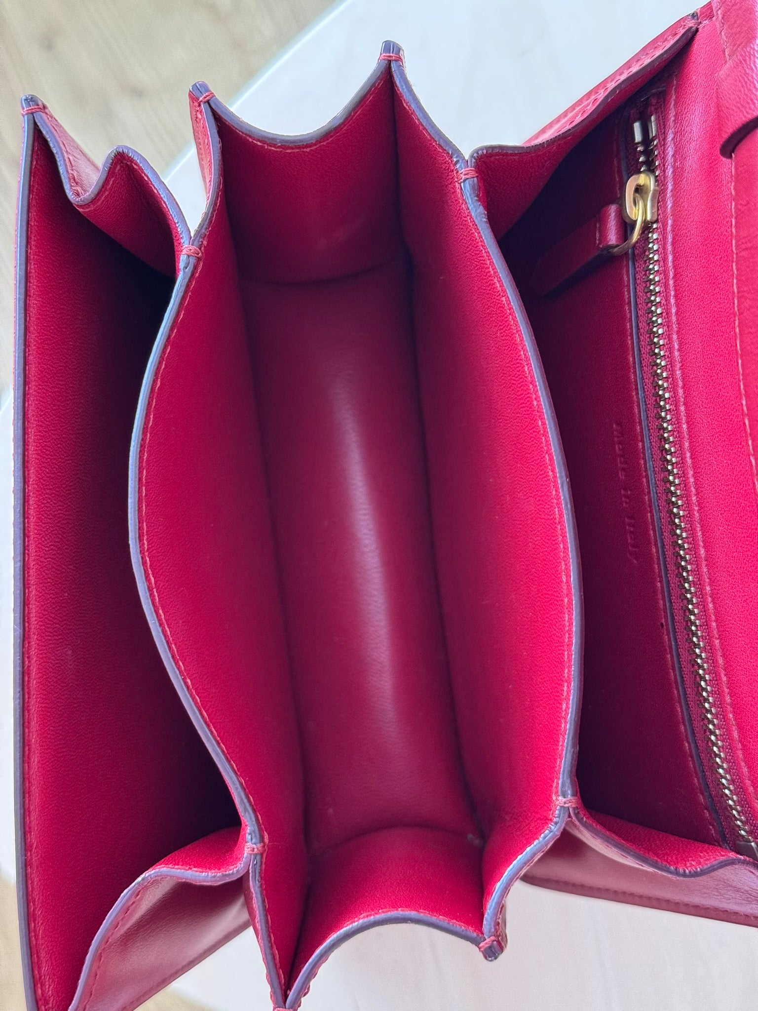 Céline Box Calfskin MINI Classic red