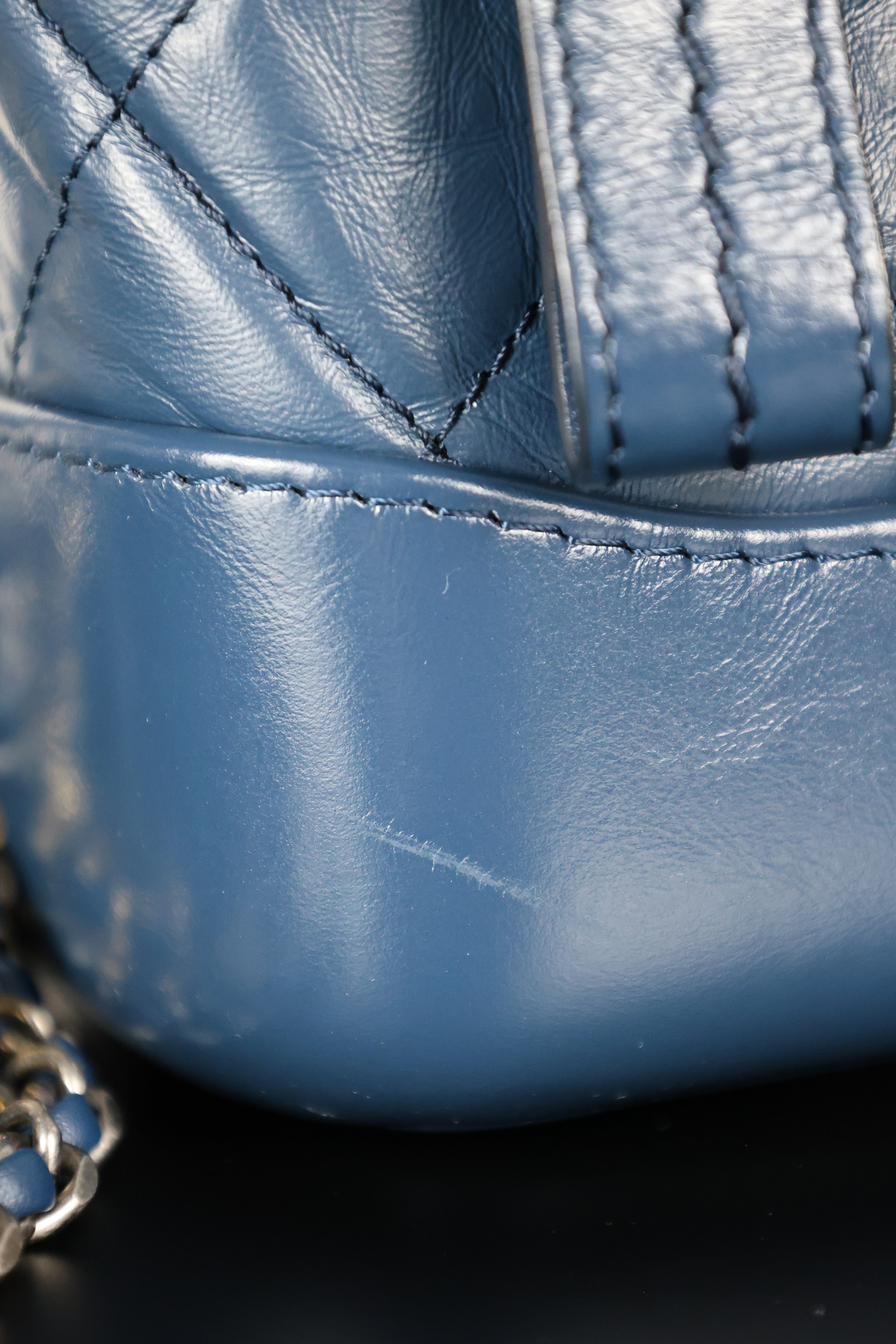 CHANEL Gabrielle Small Hobo Bag in Dark Blue
