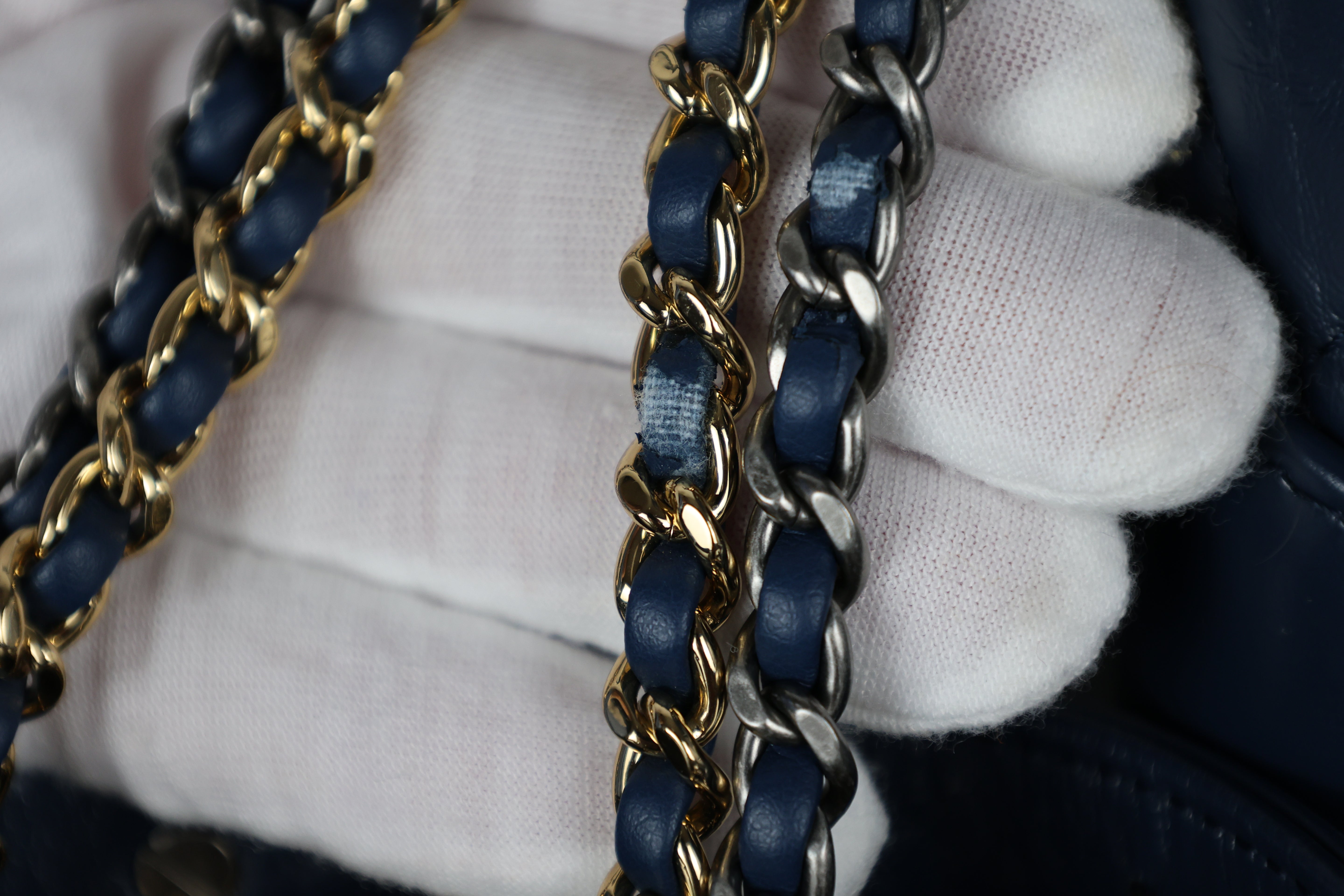 CHANEL Gabrielle Small Hobo Bag in Dark Blue