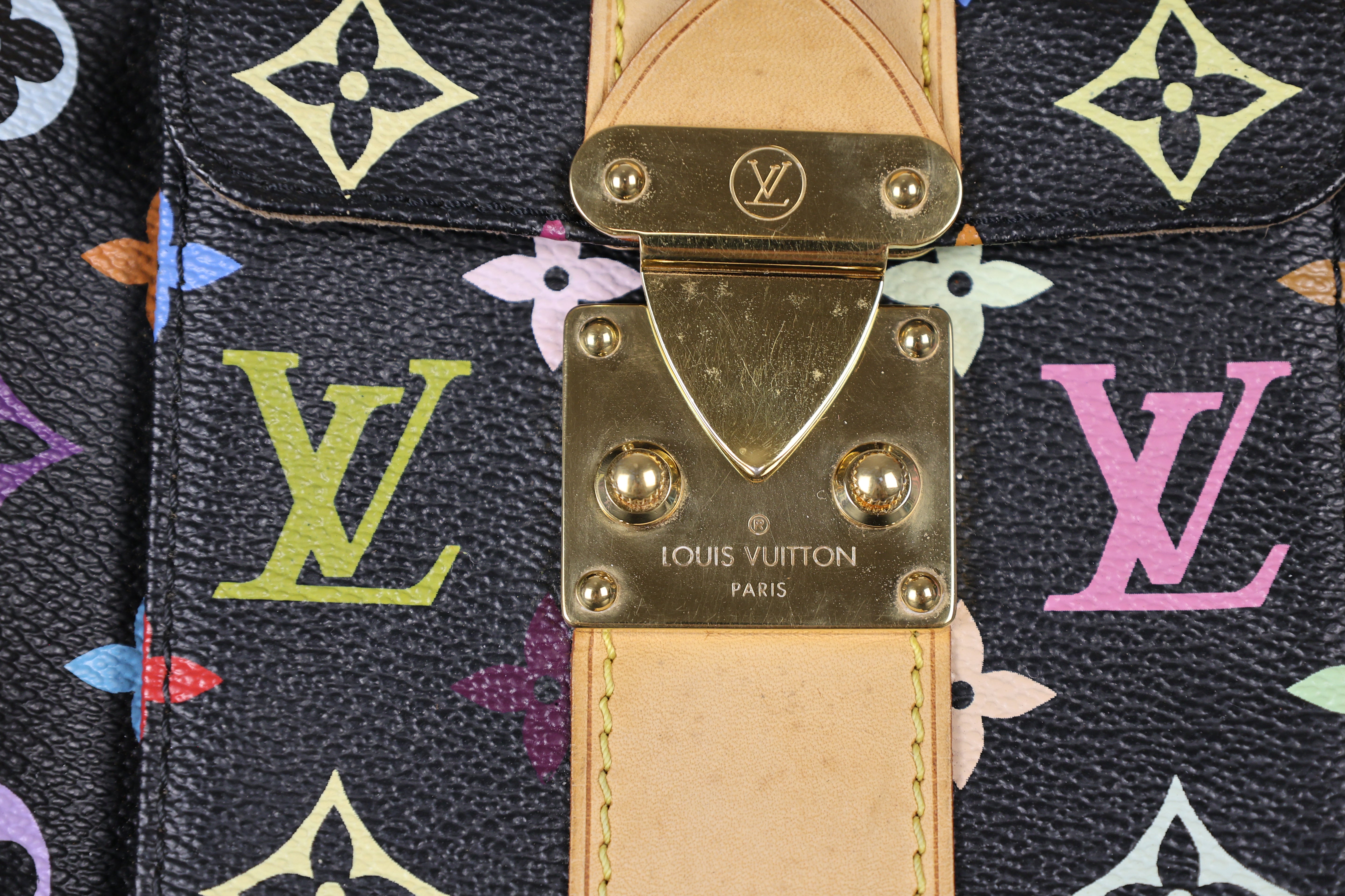 Louis Vuitton Monogram Multicolore Speedy 30 Black