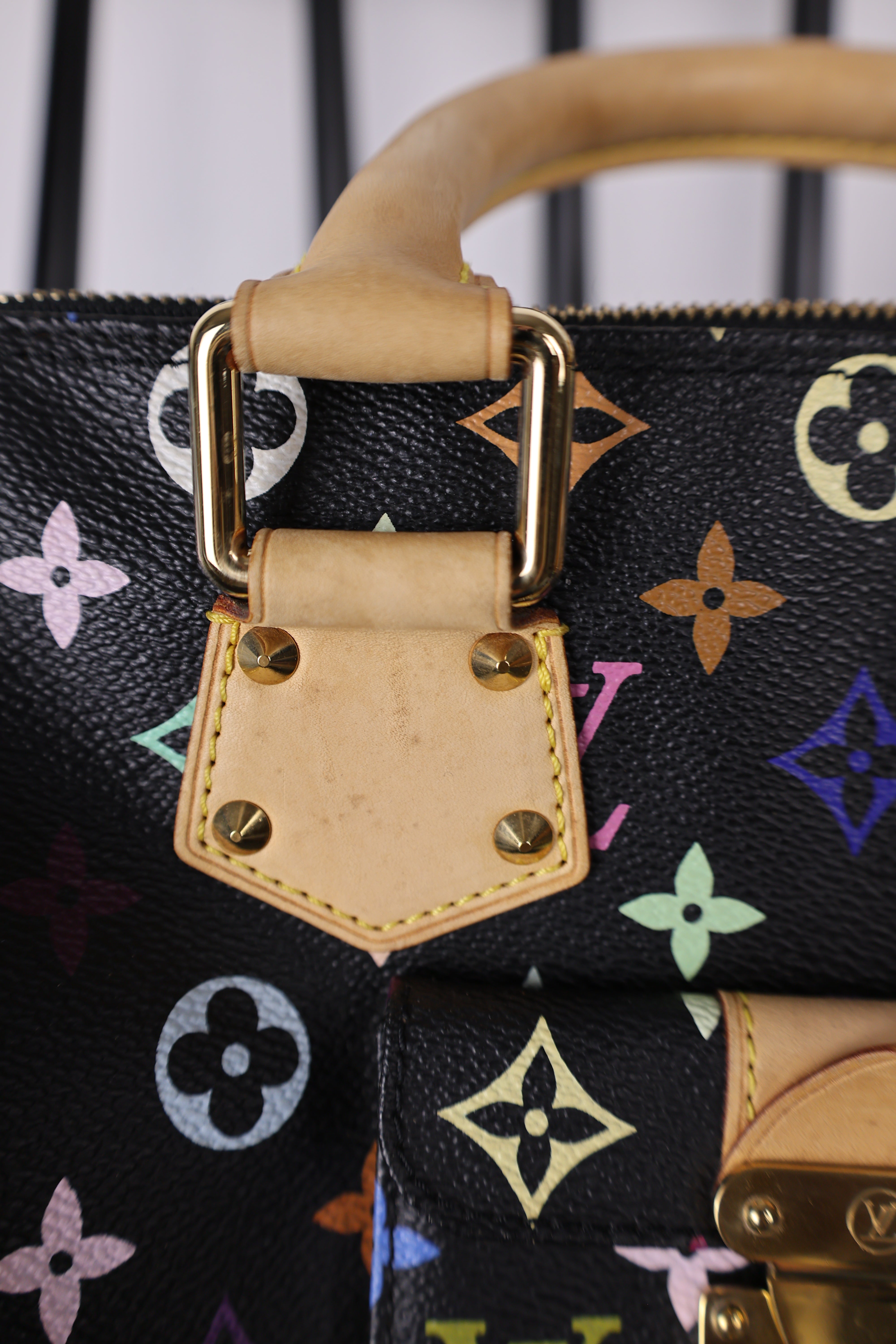 Louis Vuitton Monogram Multicolore Speedy 30 Black