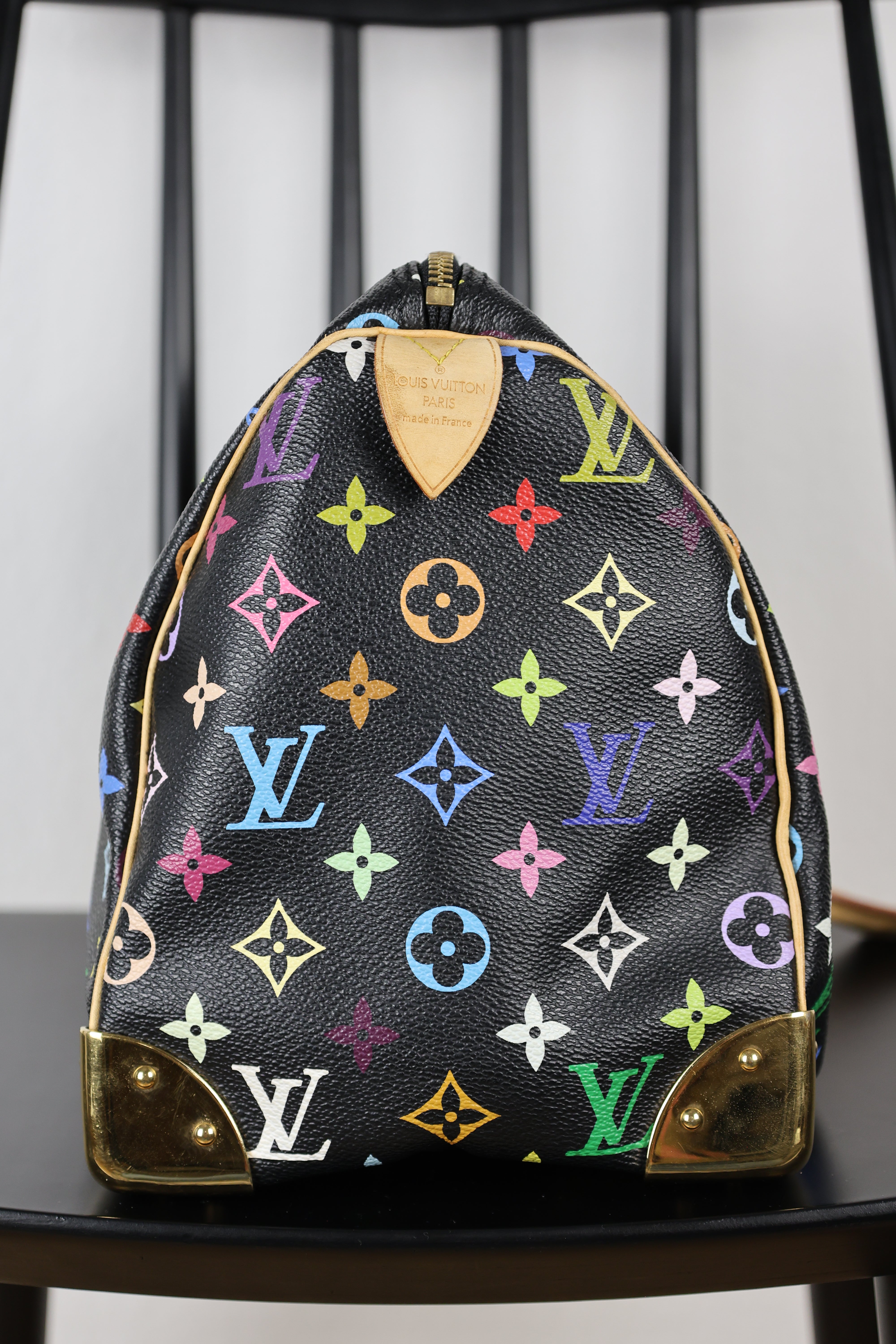Louis Vuitton Monogram Multicolore Speedy 30 Black