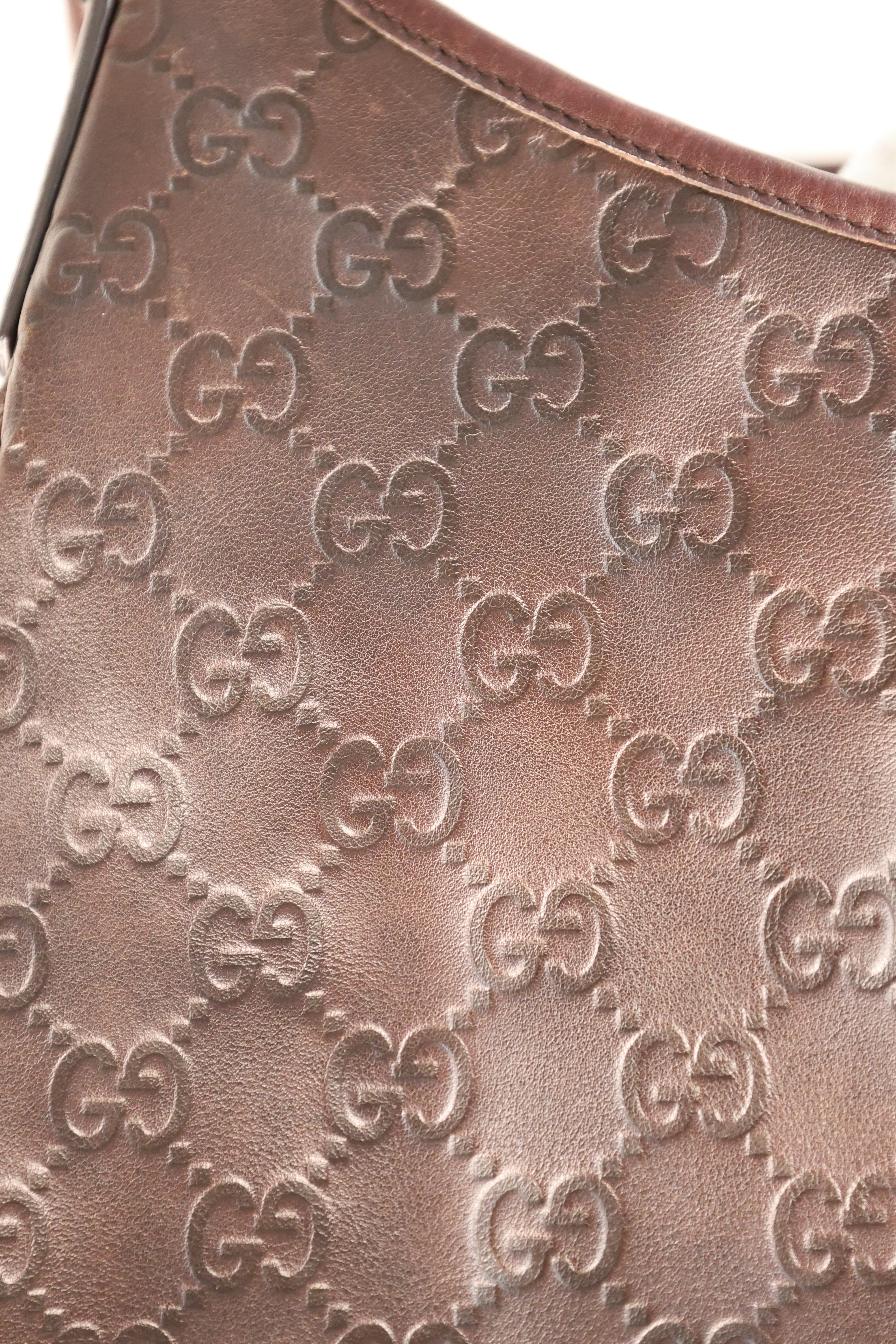 Gucci Guccissima Leather Abbey D-Ring Hobo