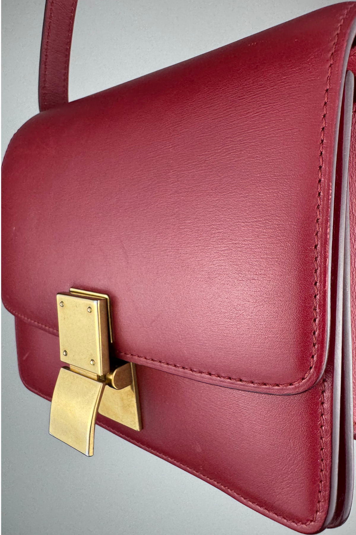 Céline Box Calfskin MINI Classic red
