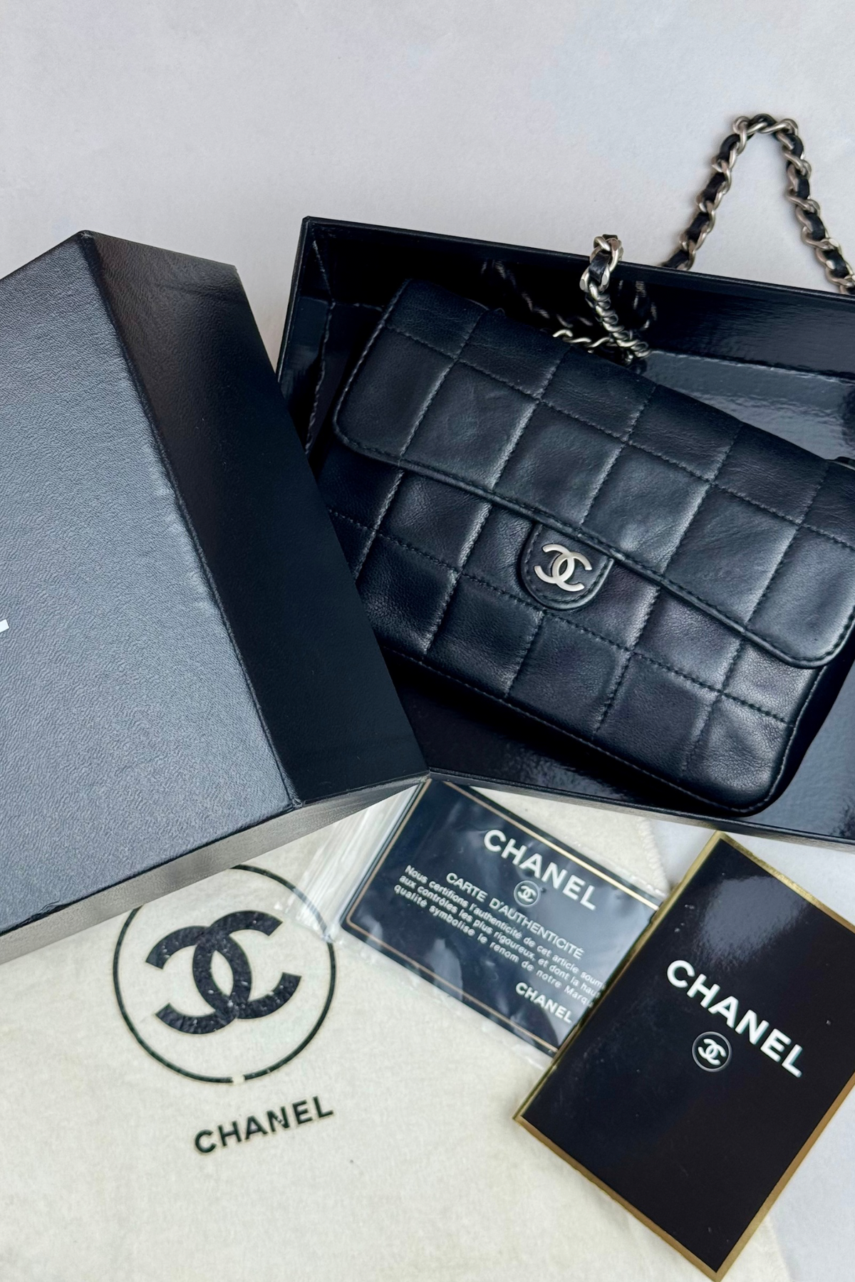 Chanel Chocolate Bar Mini Flap
