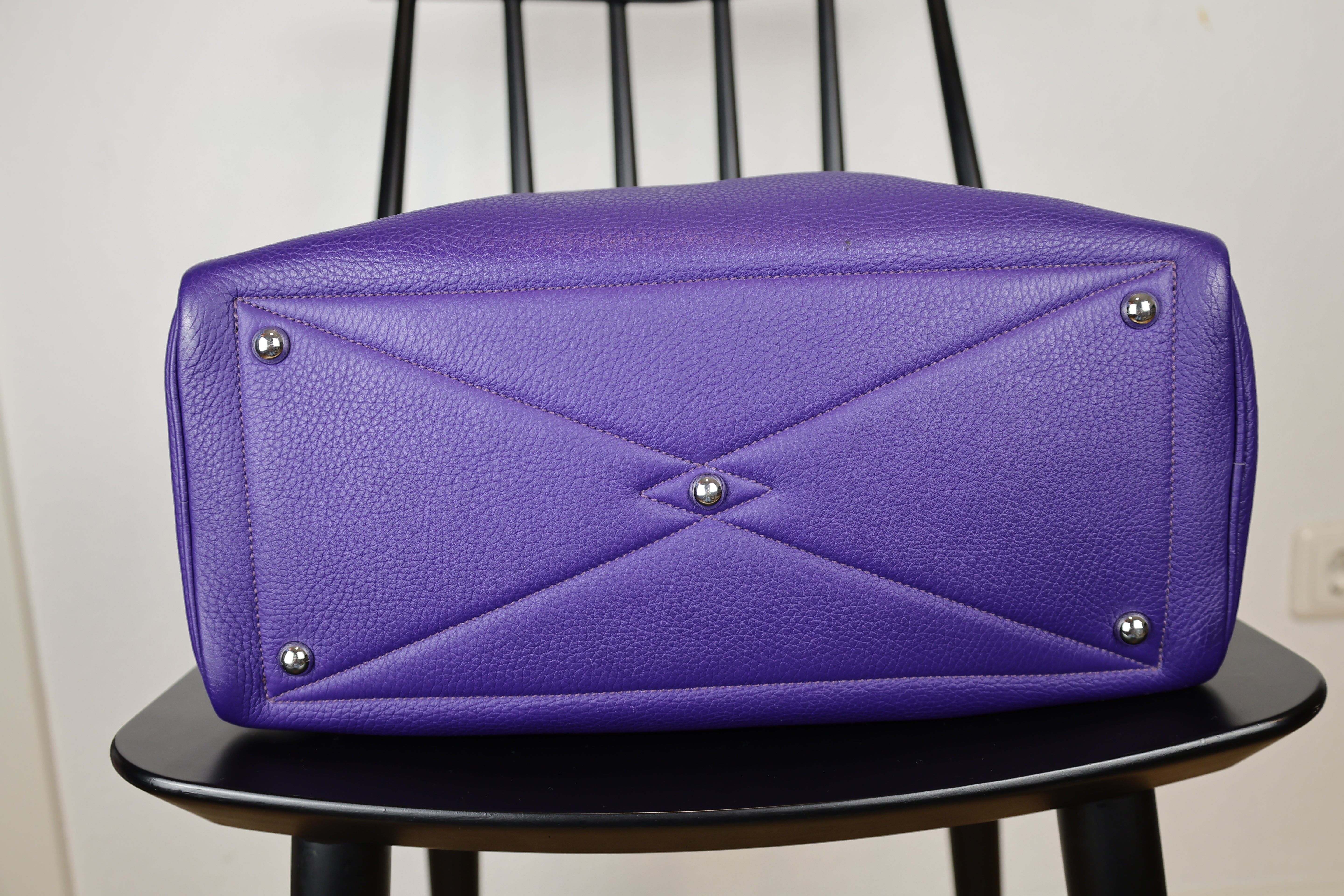 Hermes Victoria 35 Clemence Iris