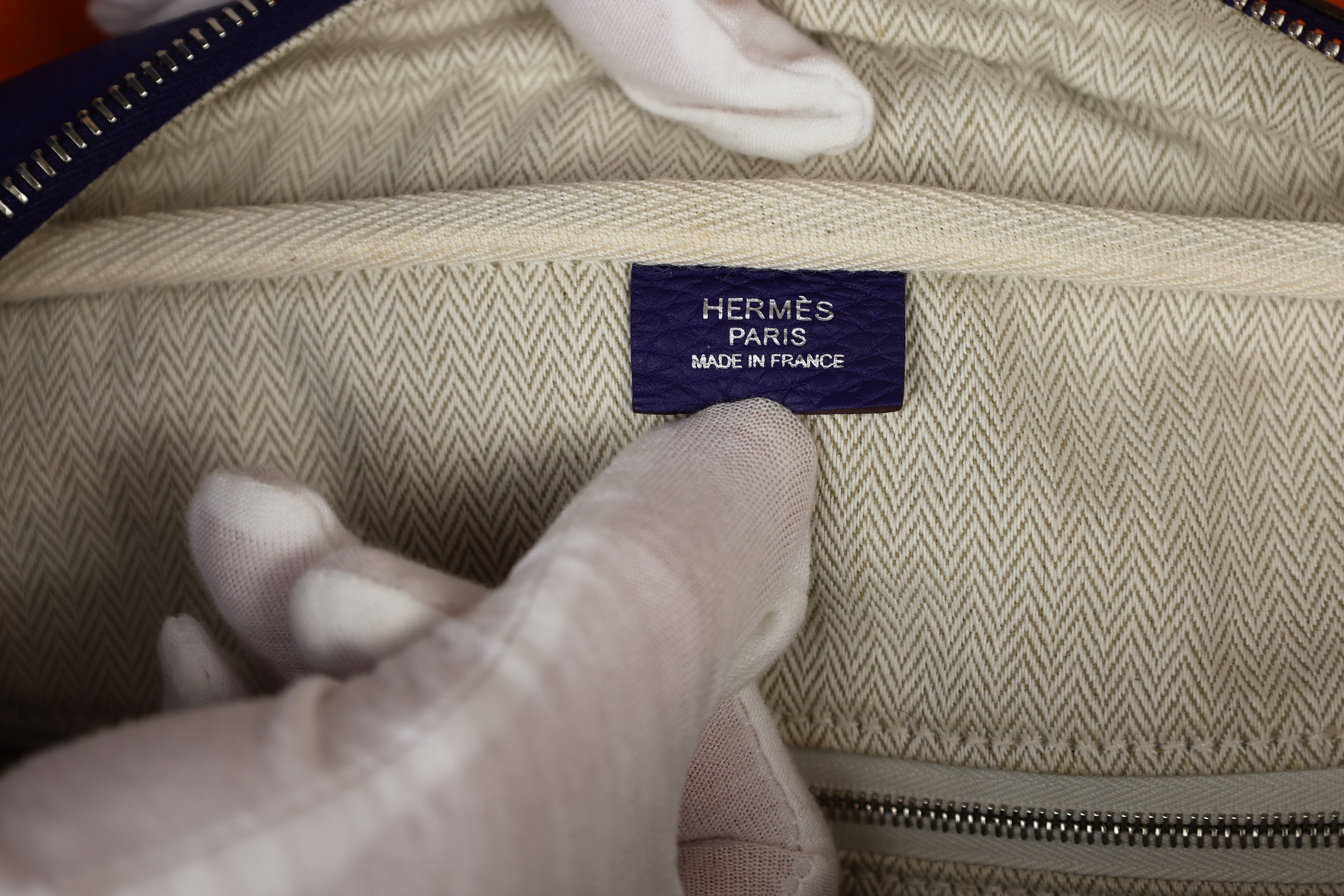 Hermes Victoria 35 Clemence Iris