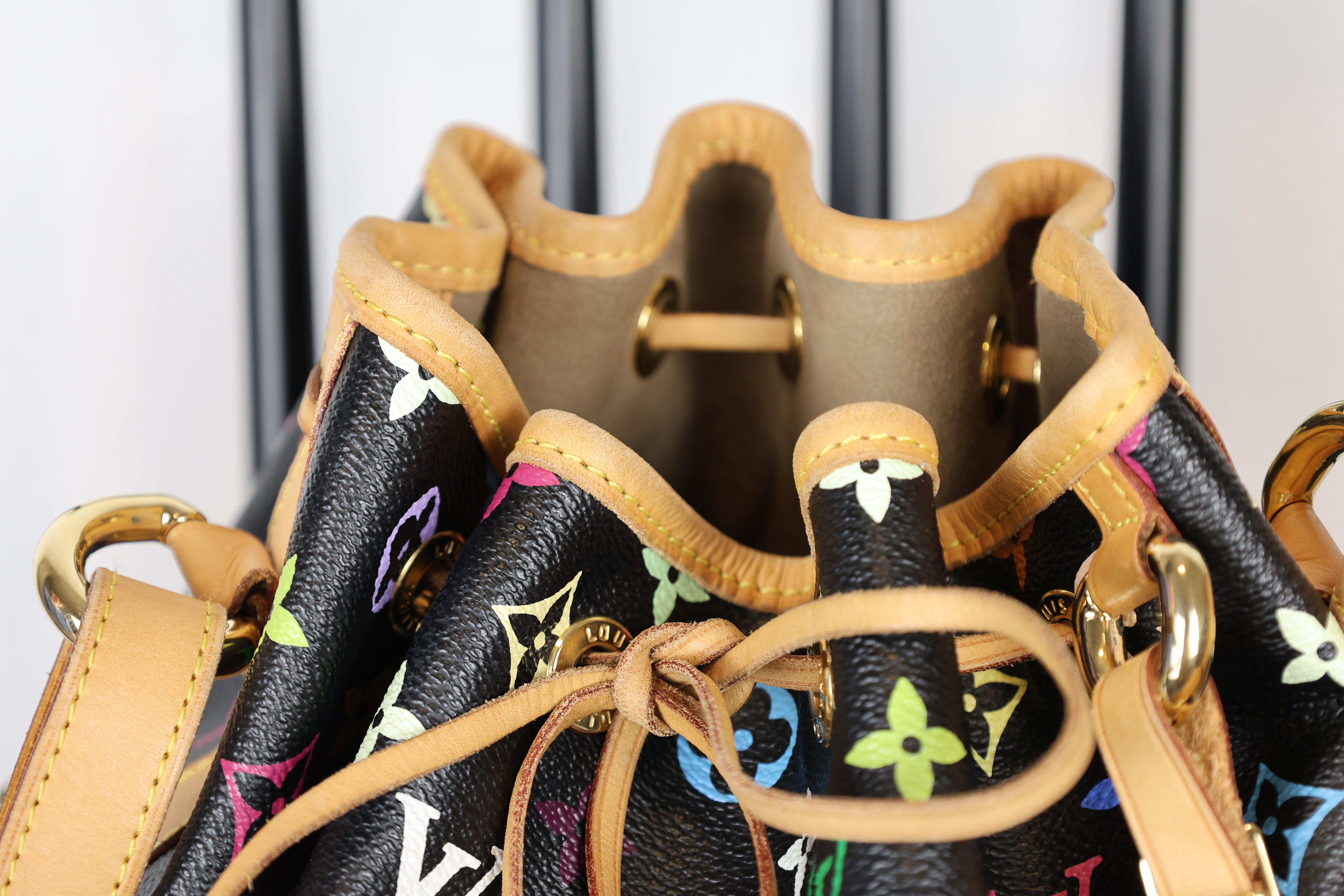 Louis Vuitton Petit Noe Multicolor Black