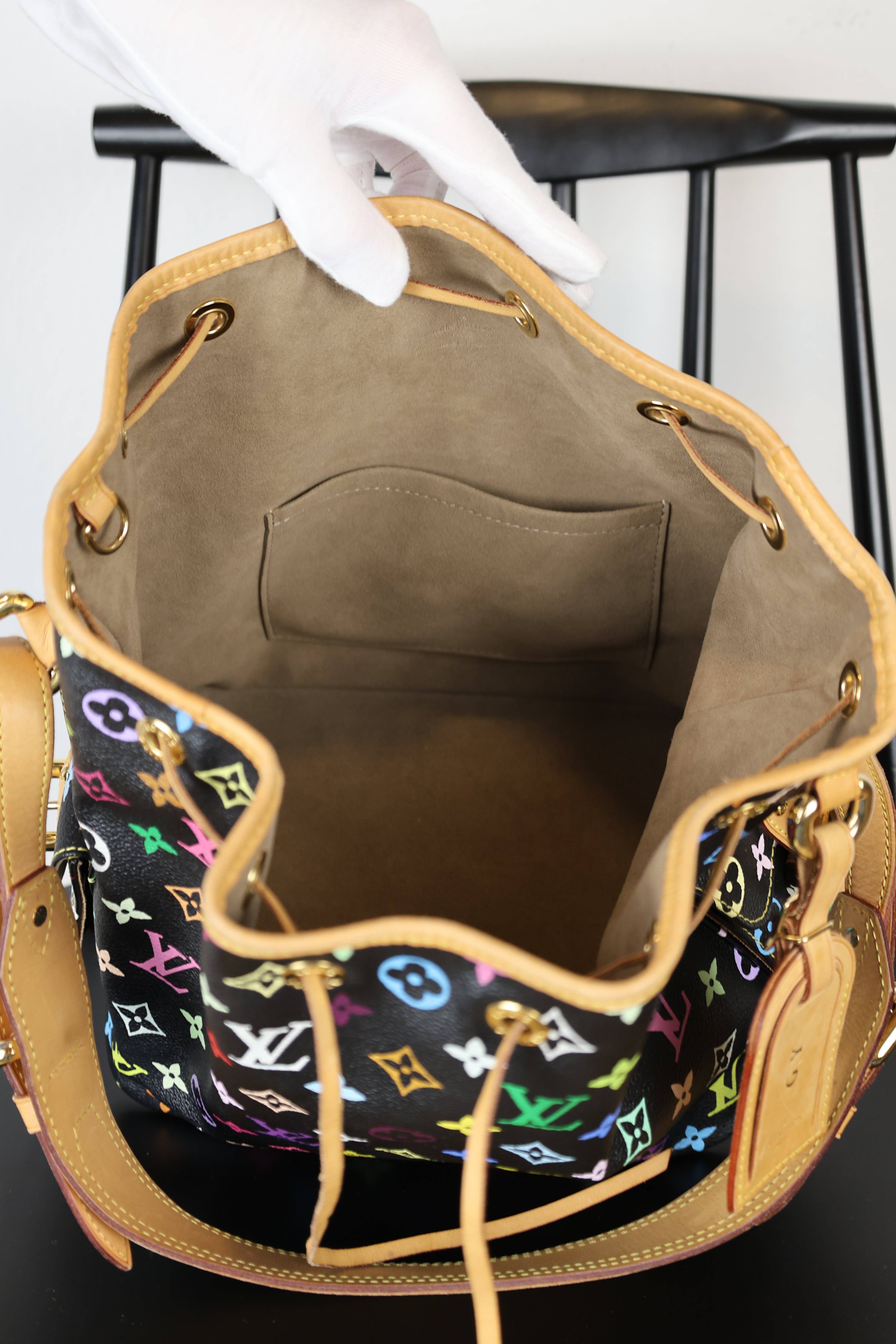 Louis Vuitton Petit Noe Multicolor Black