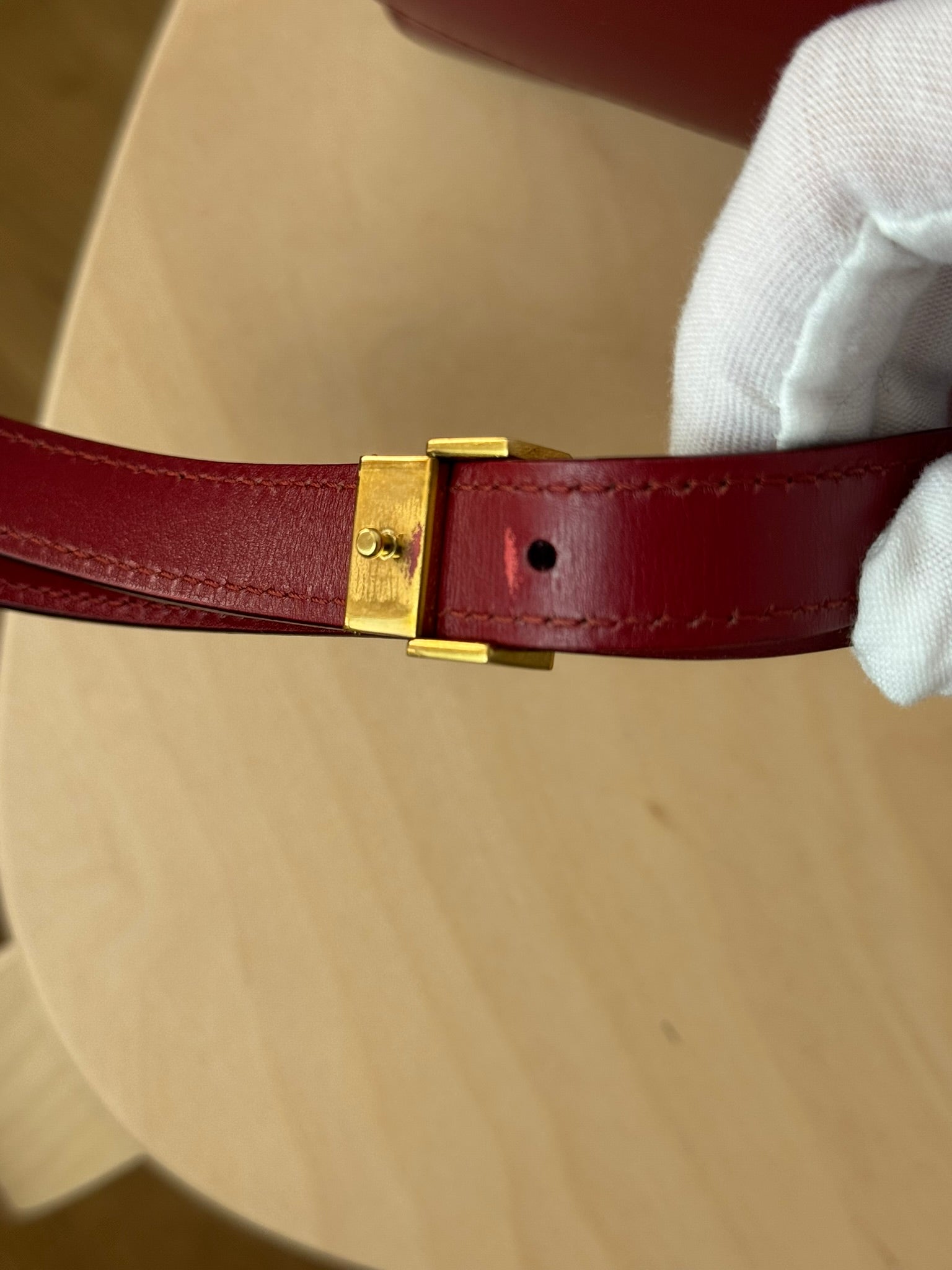Céline Box Calfskin MINI Classic red