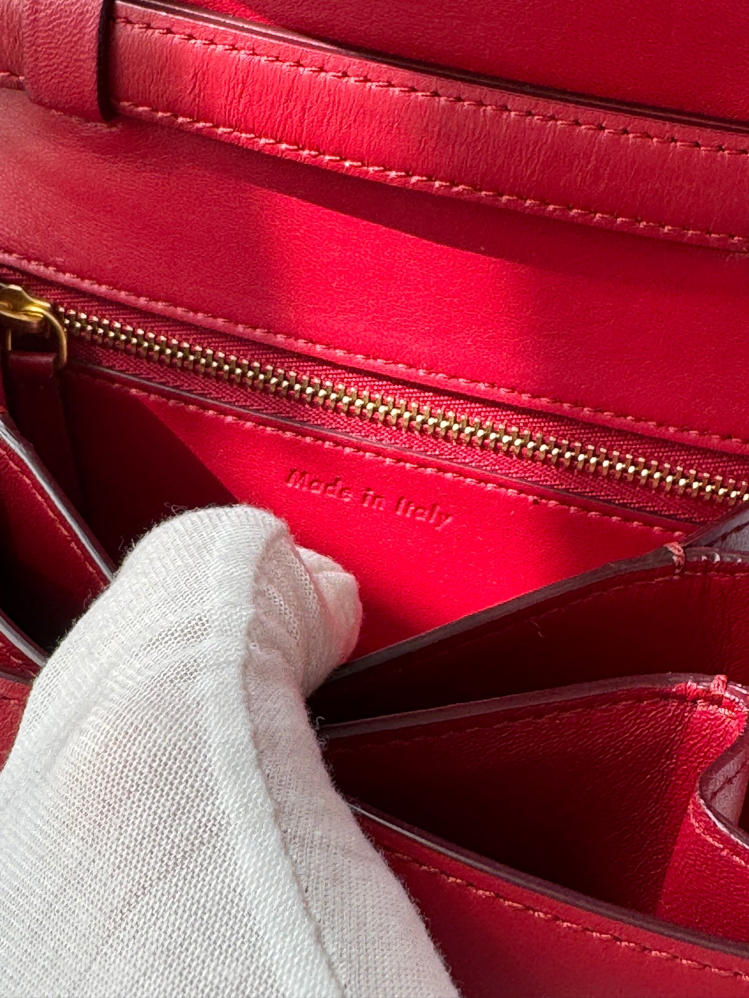 Céline Box Calfskin MINI Classic red