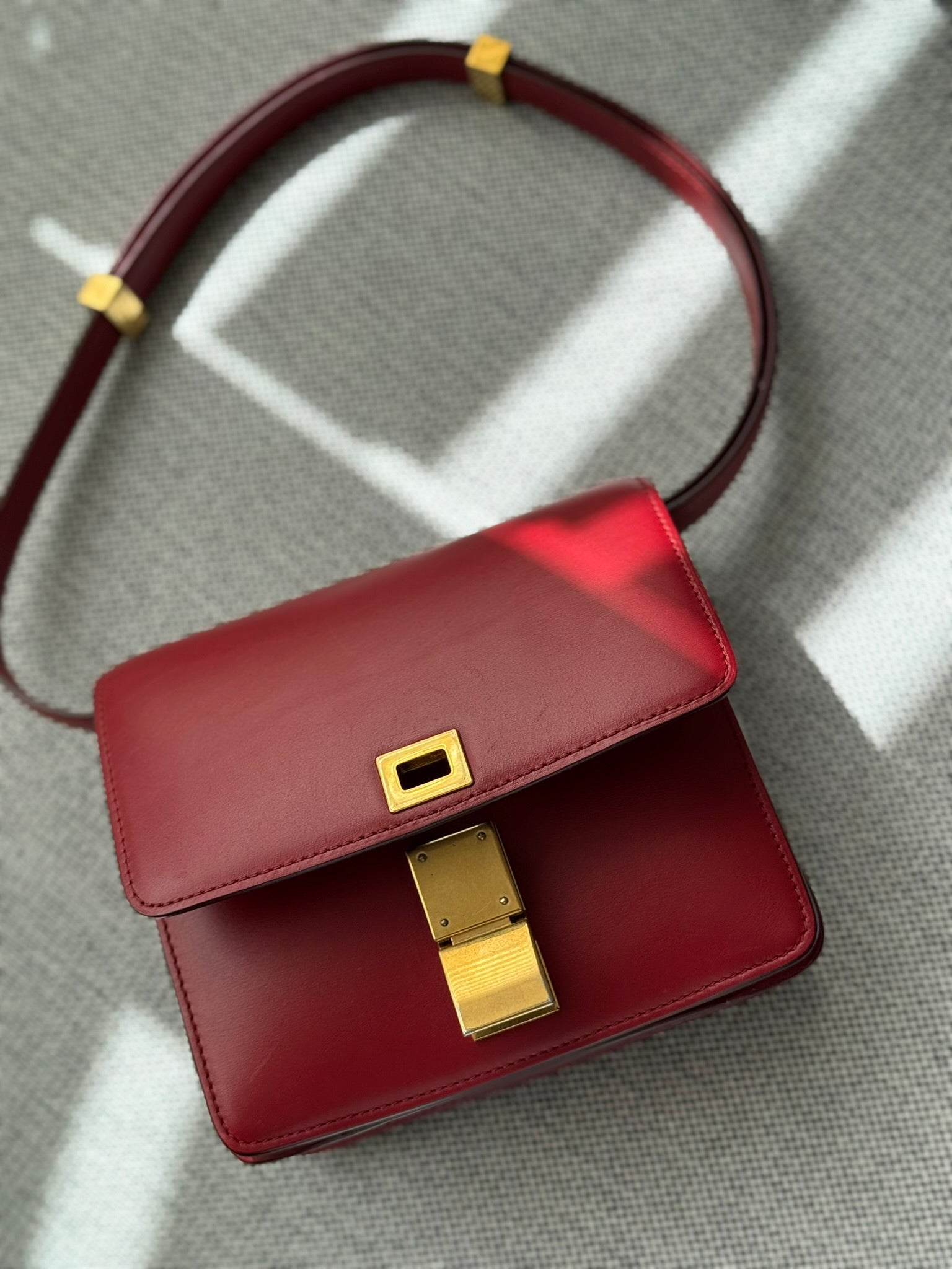 Céline Box Calfskin MINI Classic red