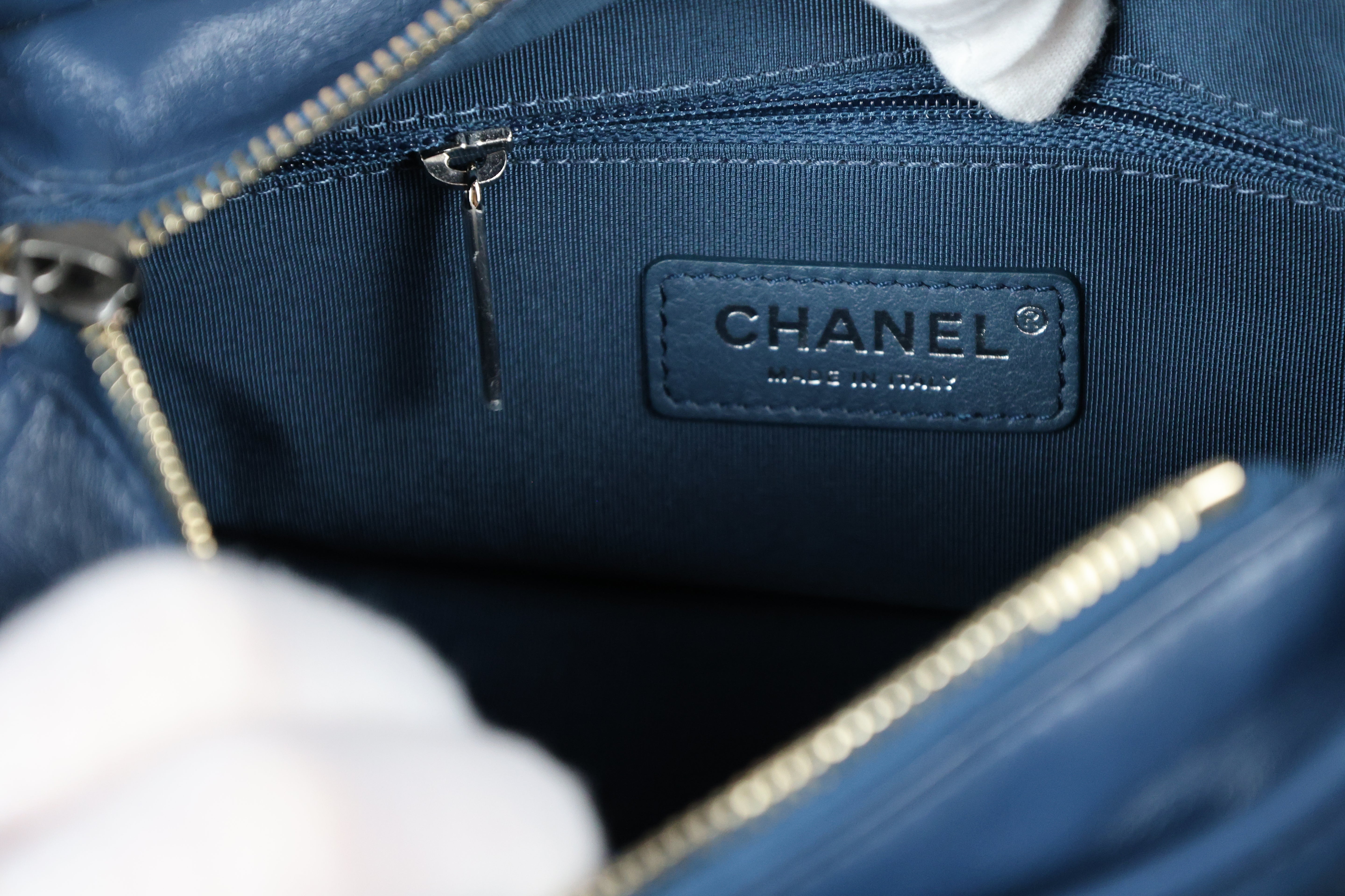 CHANEL Gabrielle Small Hobo Bag in Dark Blue
