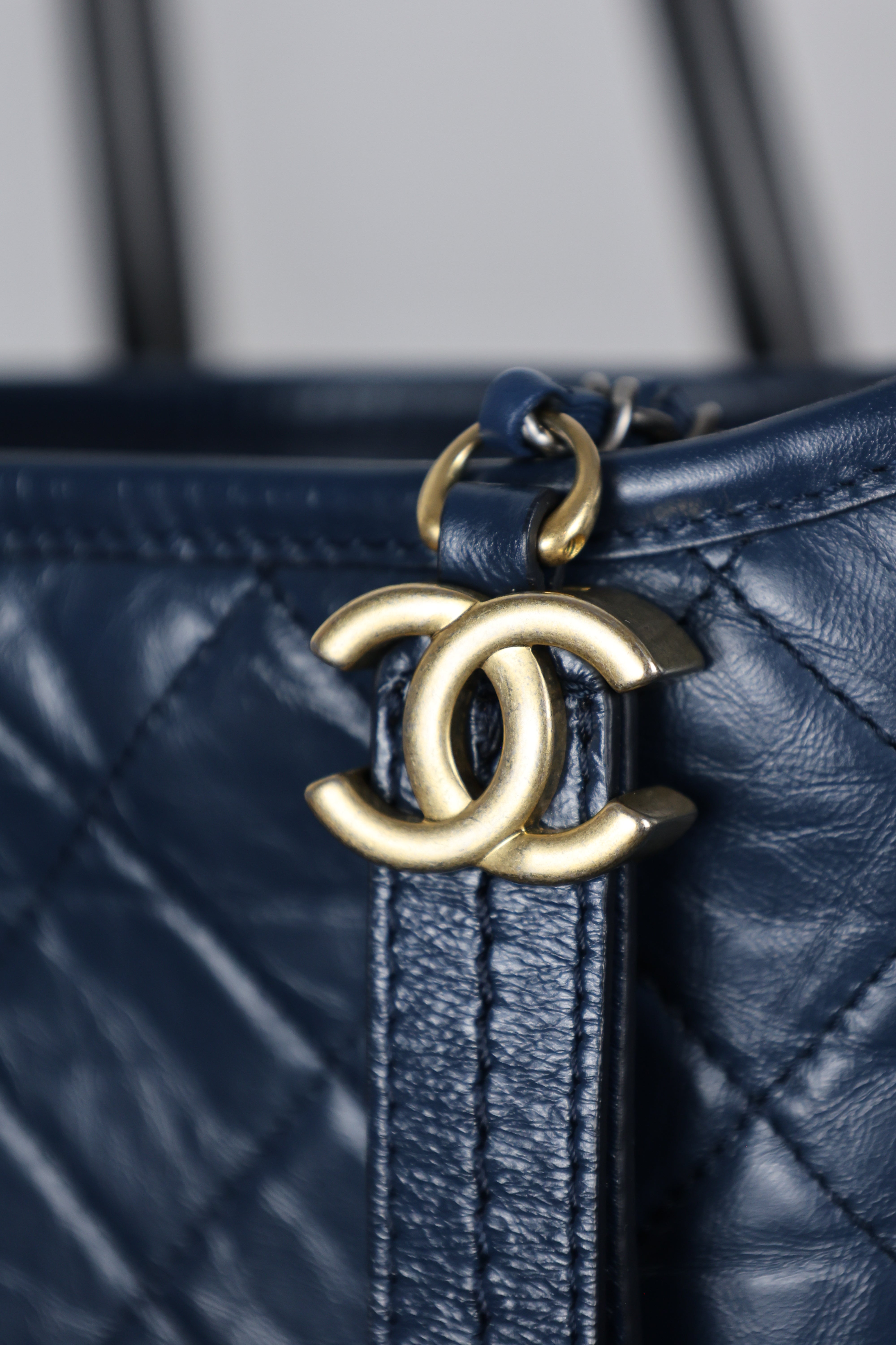 CHANEL Gabrielle Small Hobo Bag in Dark Blue