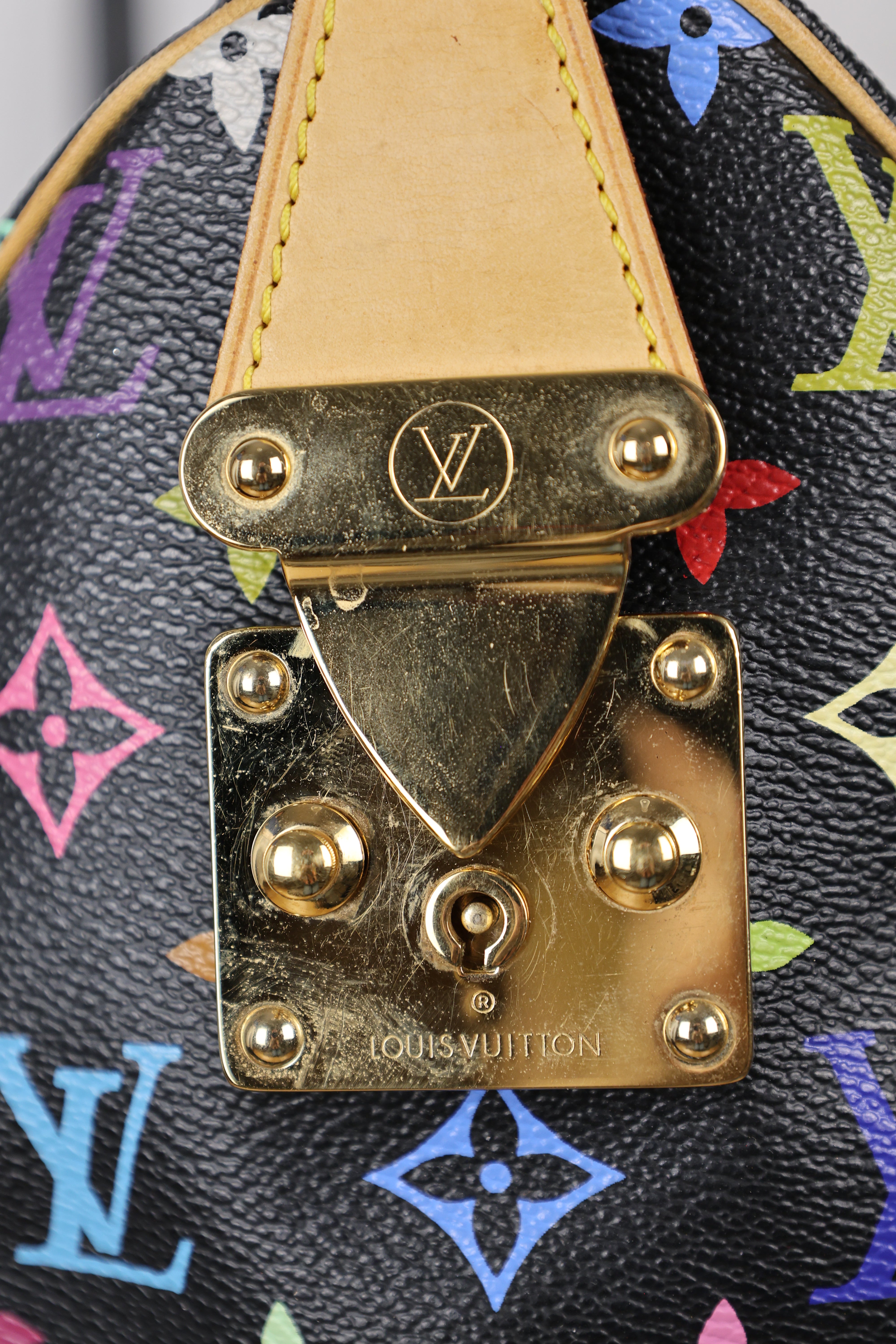 Louis Vuitton Monogram Multicolore Speedy 30 Black