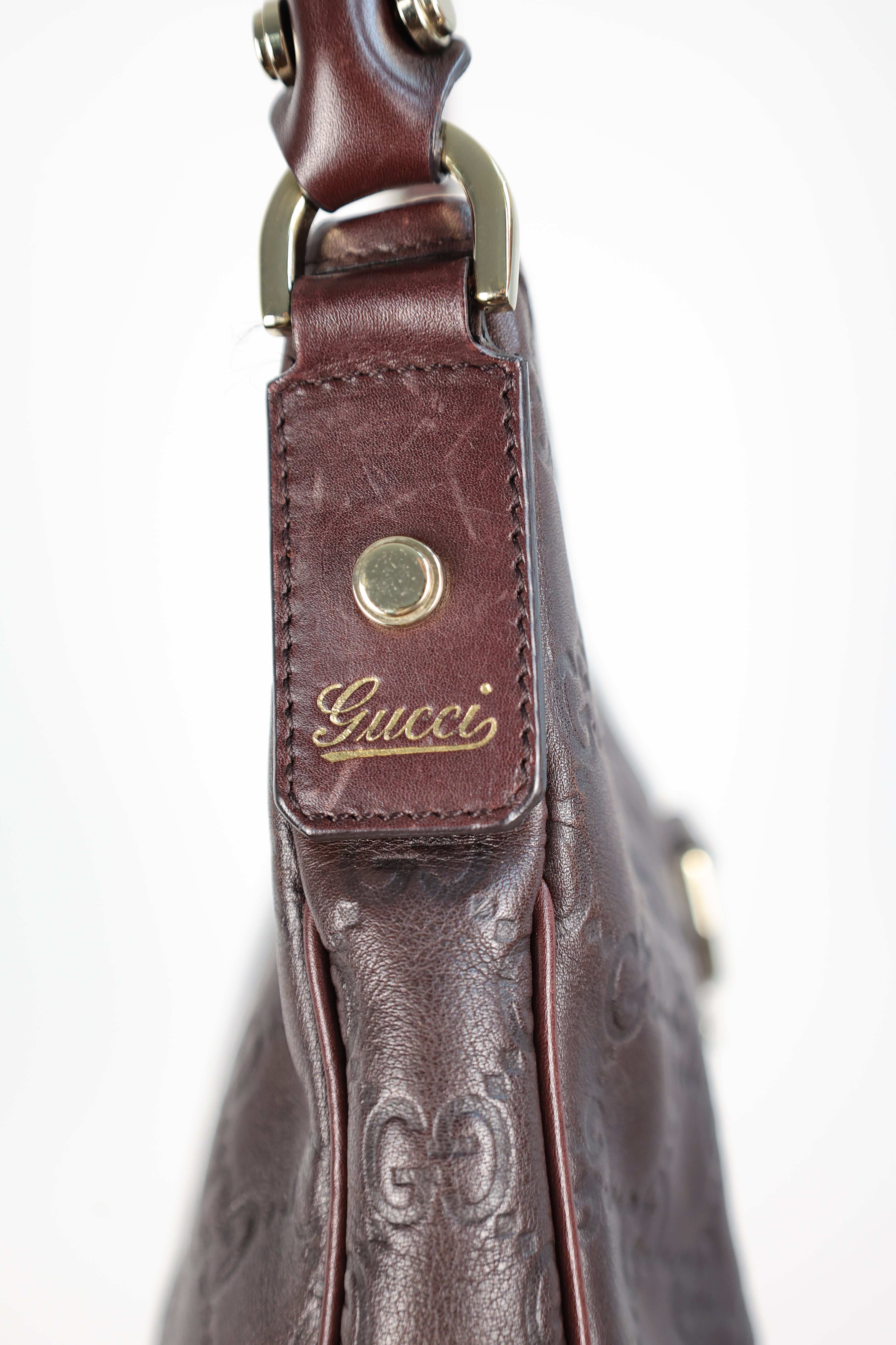 Gucci Guccissima Leather Abbey D-Ring Hobo