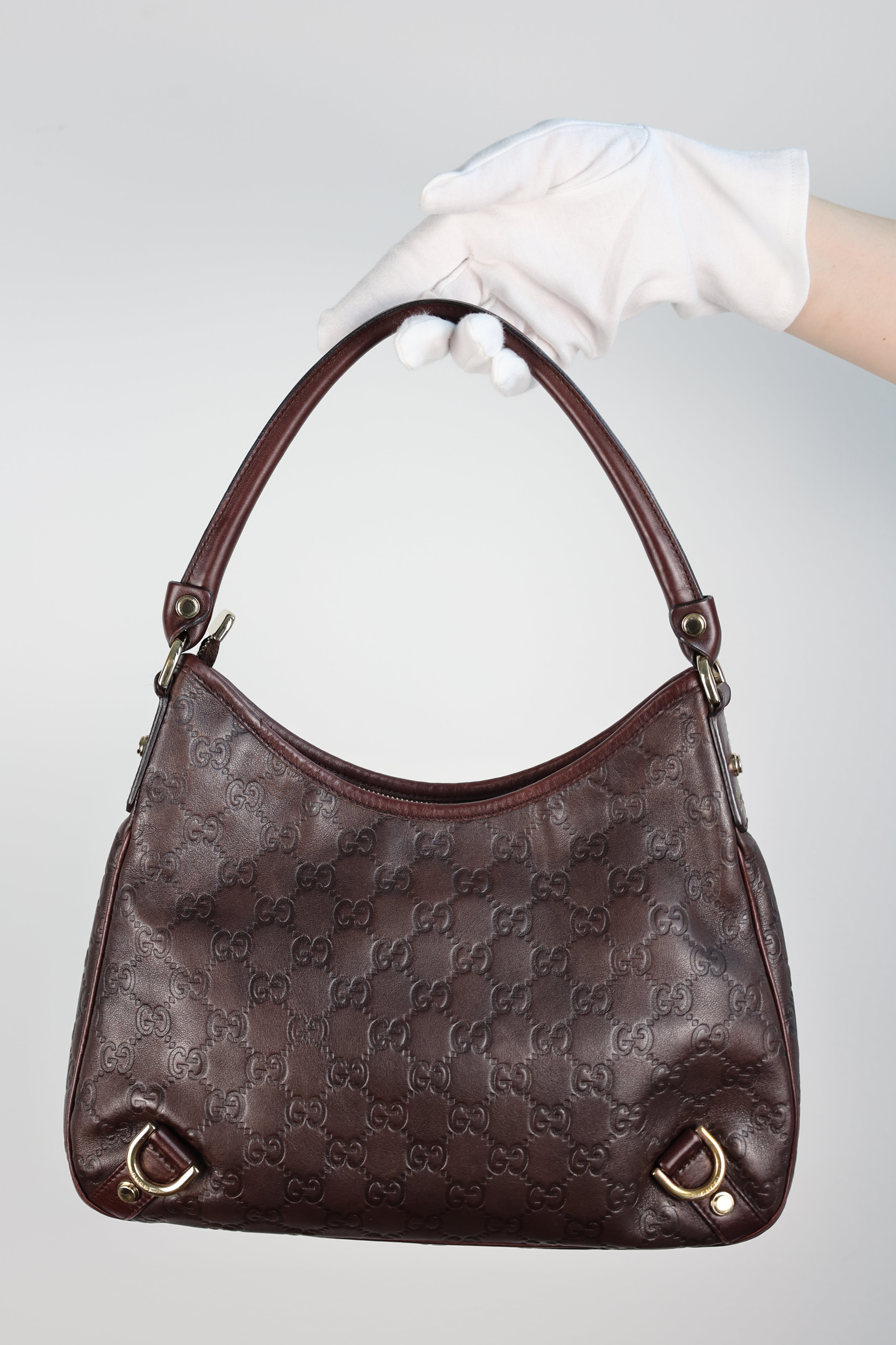 Gucci Guccissima Leather Abbey D-Ring Hobo