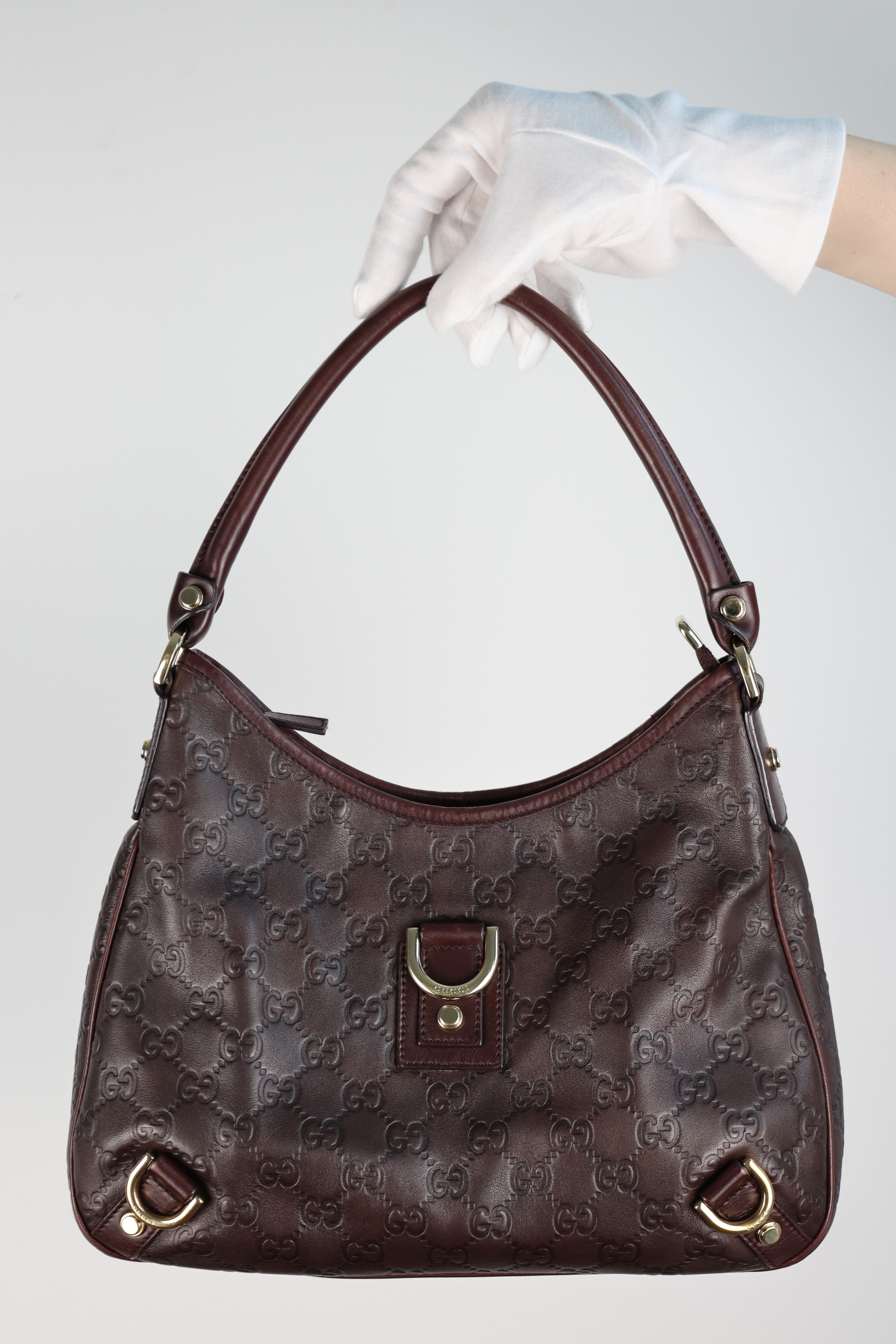 Gucci Guccissima Leather Abbey D-Ring Hobo