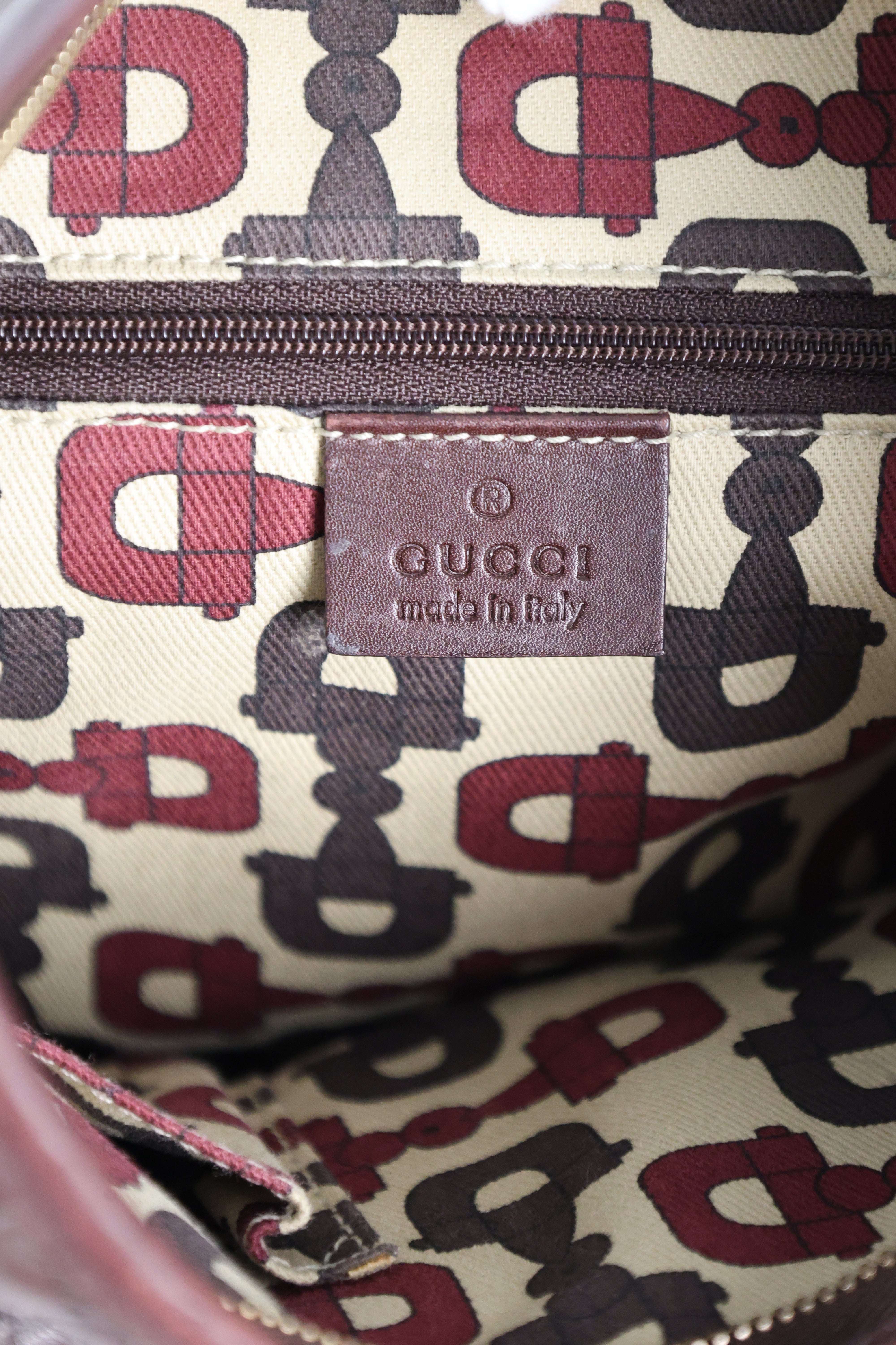 Gucci Guccissima Leather Abbey D-Ring Hobo